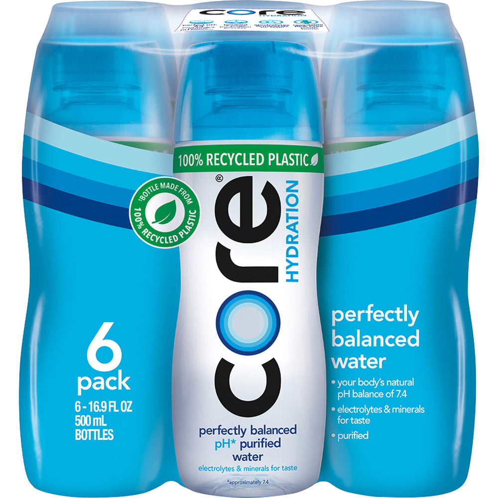 Core Hydration 7.4 pH balance supports body-friendly hydration