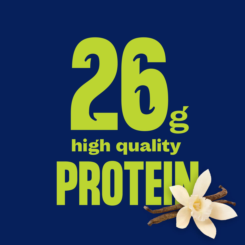 Core Power high-protein shake vanilla 14oz bottle close-up