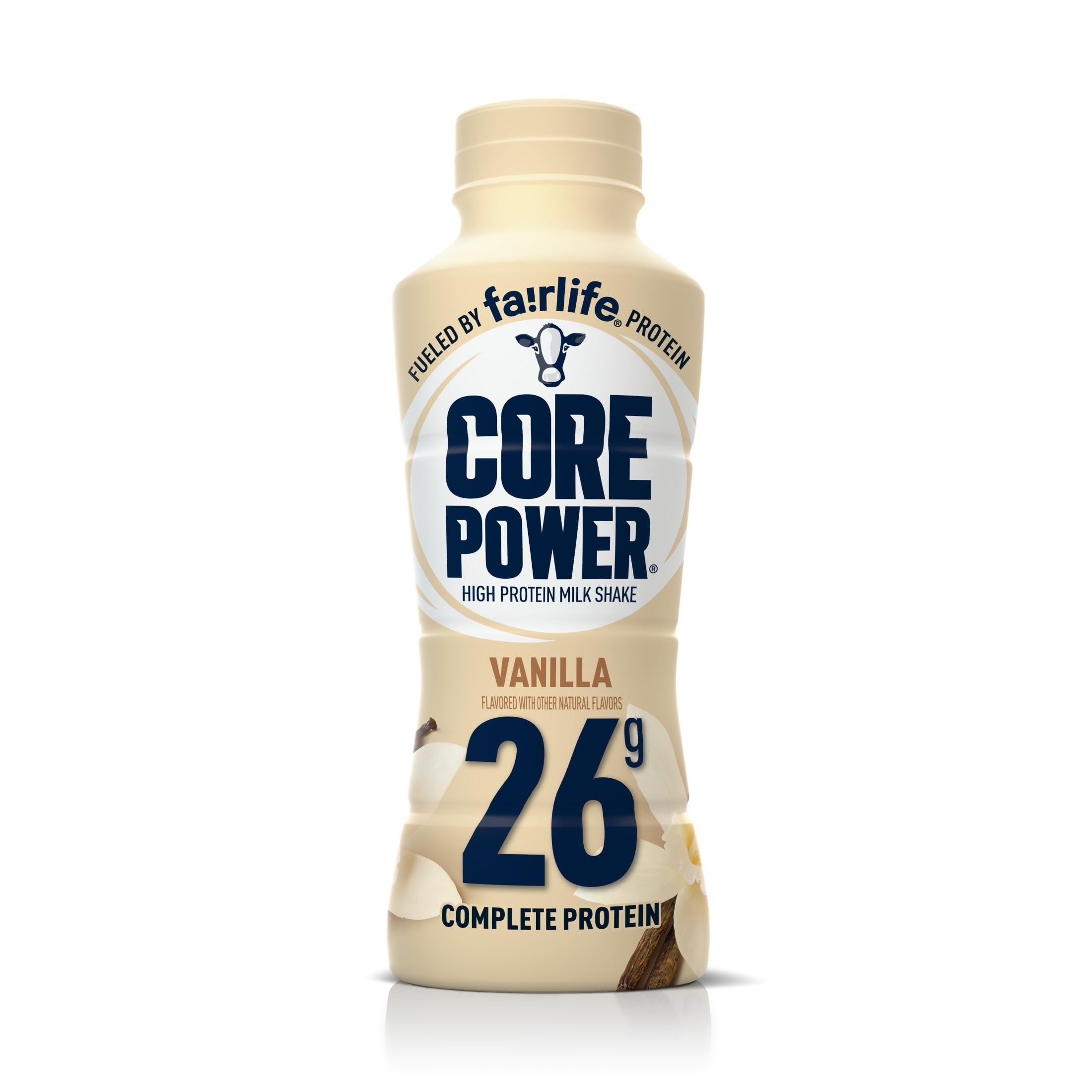 Core Power high-protein shake vanilla bottle front for on-the-go fueling