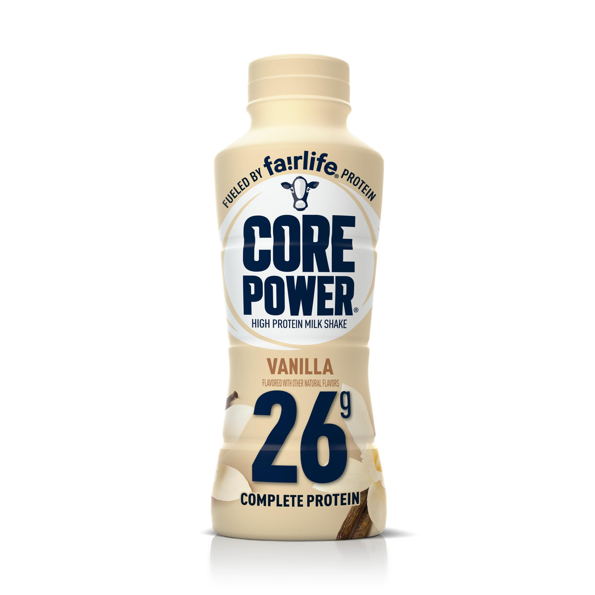 Core Power high-protein shake vanilla bottle front for on-the-go fueling