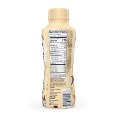 Core Power vanilla shake label closeup showing nutrition