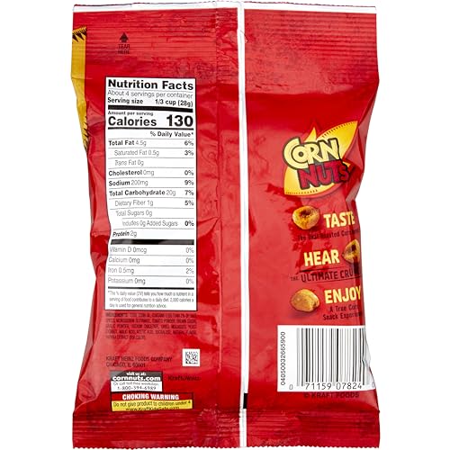 Corn Nuts BBQ crunch texture close-up, ideal for sharing during game nights.