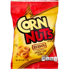 Corn Nuts BBQ flavored kernels close-up showing bold crunch and smoky finish.