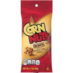Corn Nuts BBQ kernels on a desk for midday snacking
