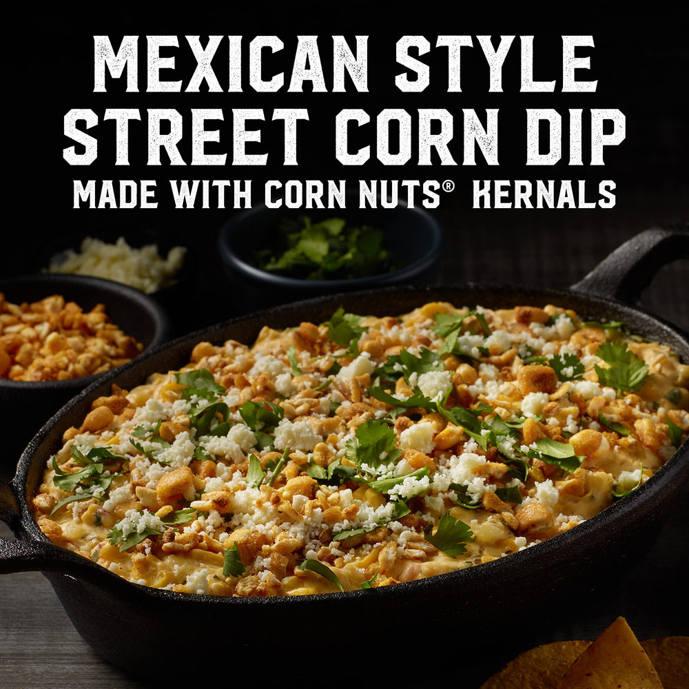 CORN NUTS Mexican Style Street Corn desk snack ready for quick breaks.