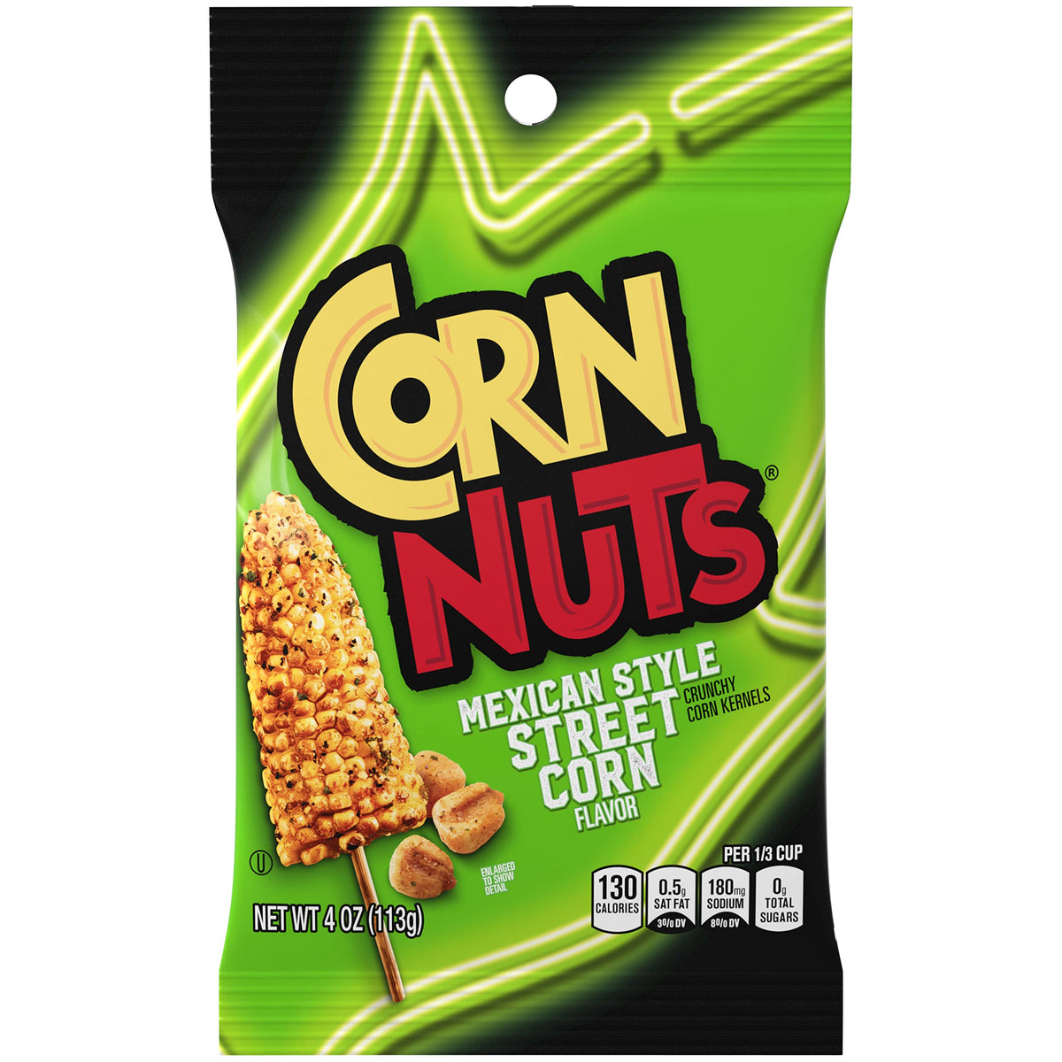 CORN NUTS Mexican Style Street Corn pack of 12 bags for pantry-friendly snacking.