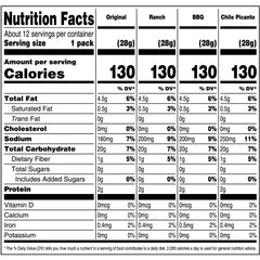 Corn Nuts Ranch flavor in a single-serve pack ideal for lunchboxes.