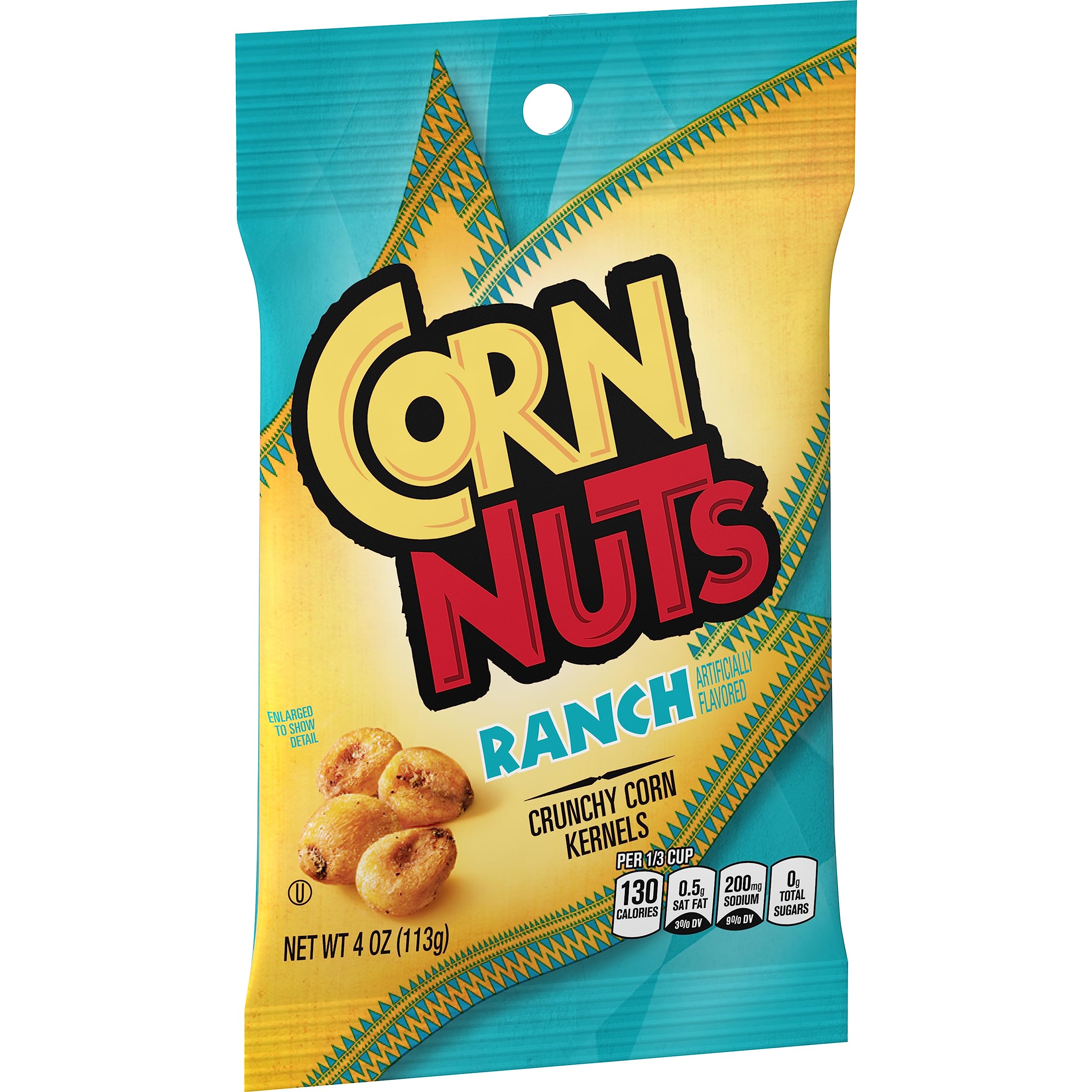 Corn Nuts Ranch kernels offer bold crunch during gaming.