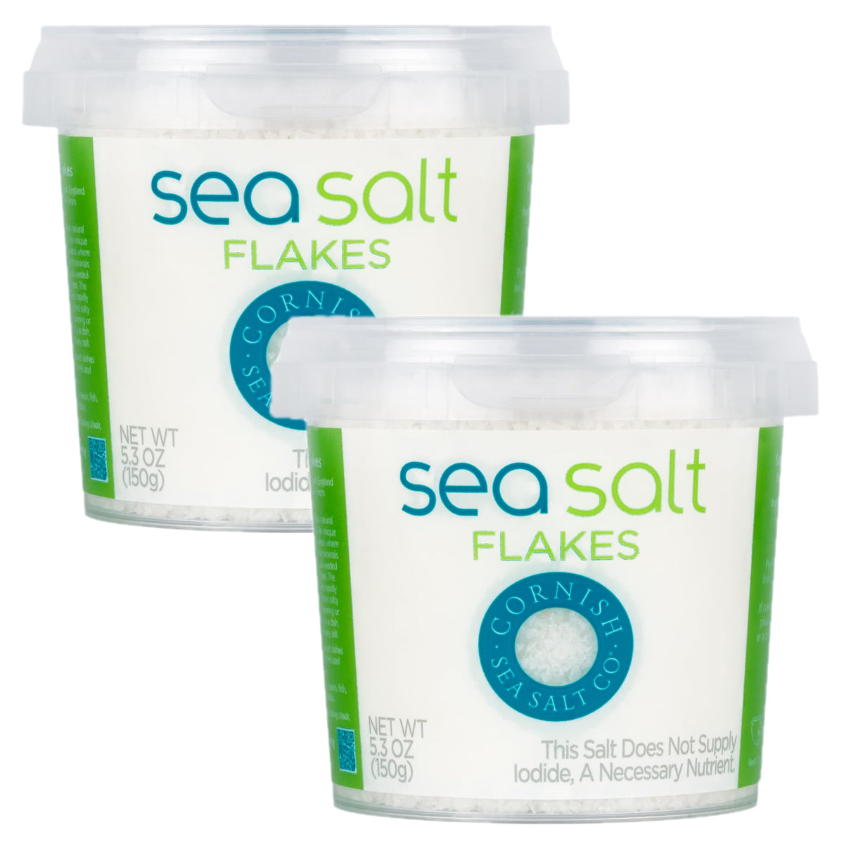 Cornish Sea Salt Co mineral flakes pour adds delicate finishing touch to dishes.