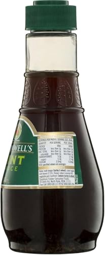 Cornwells Mint Sauce bottle label showing authentic Australian mint flavor and ingredients.