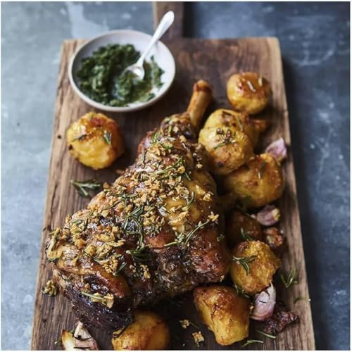 Cornwells Mint Sauce served with vegetables to brighten roasted dish.