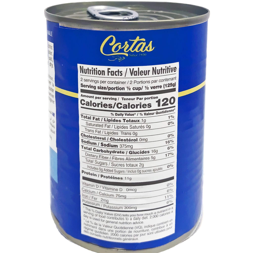 Cortas Fava Beans can with easy-open lid for quick, plant-based meals.