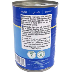 Cortas Fava Beans plain original, Product of Lebanon, versatile pantry staple.