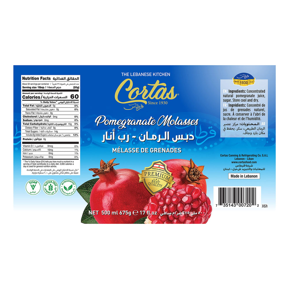 Pour Cortas pomegranate molasses to add sweet-tart notes to soups and stews