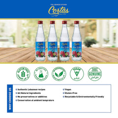 CORTAS Rose Water rose-petal close-up highlighting distilled aroma