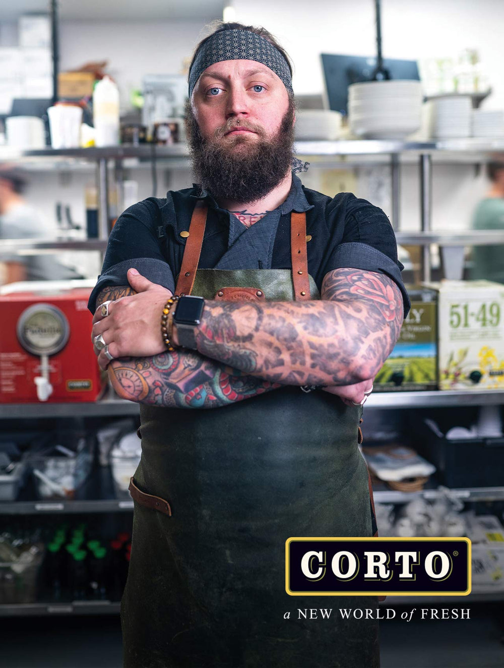 CORTO TRULY olive oil salad topping brings bright, delicate notes