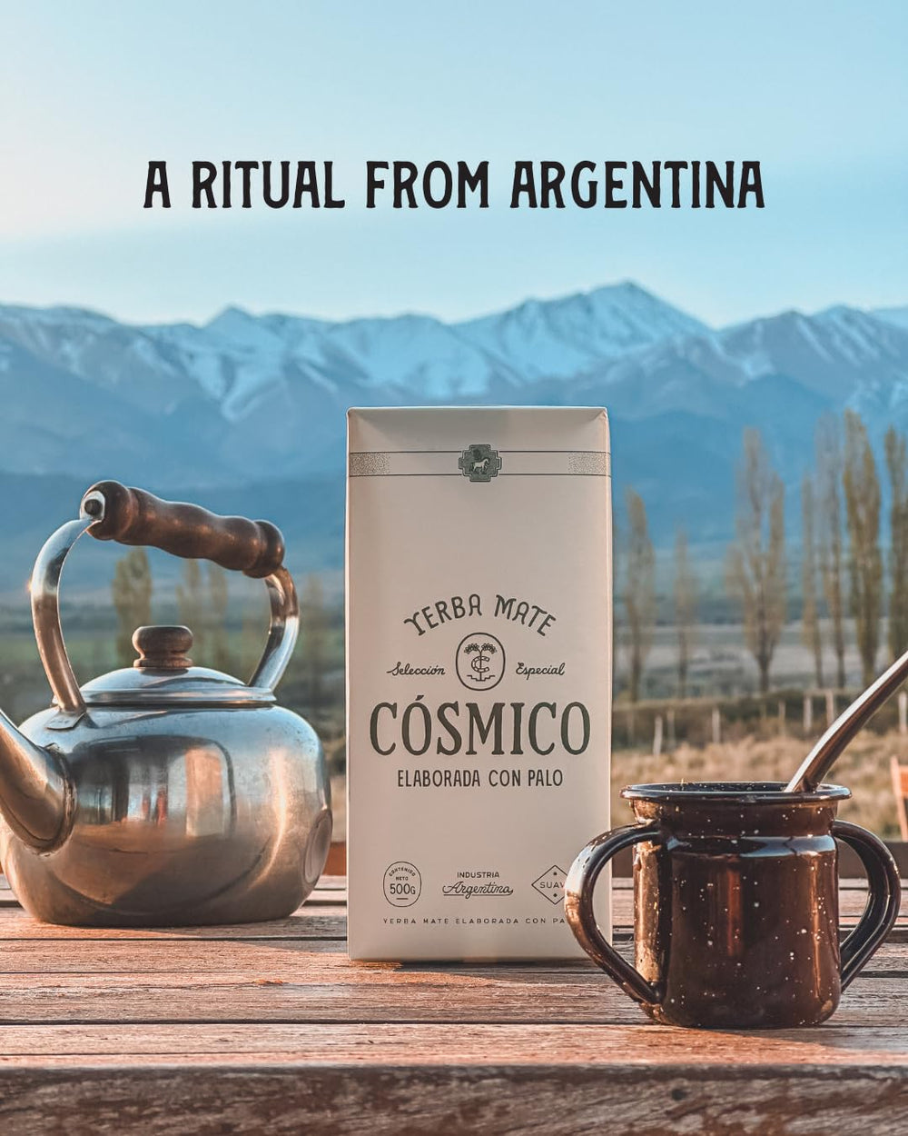 Cósmico Yerba Mate antioxidants-rich tea supports daily refreshment