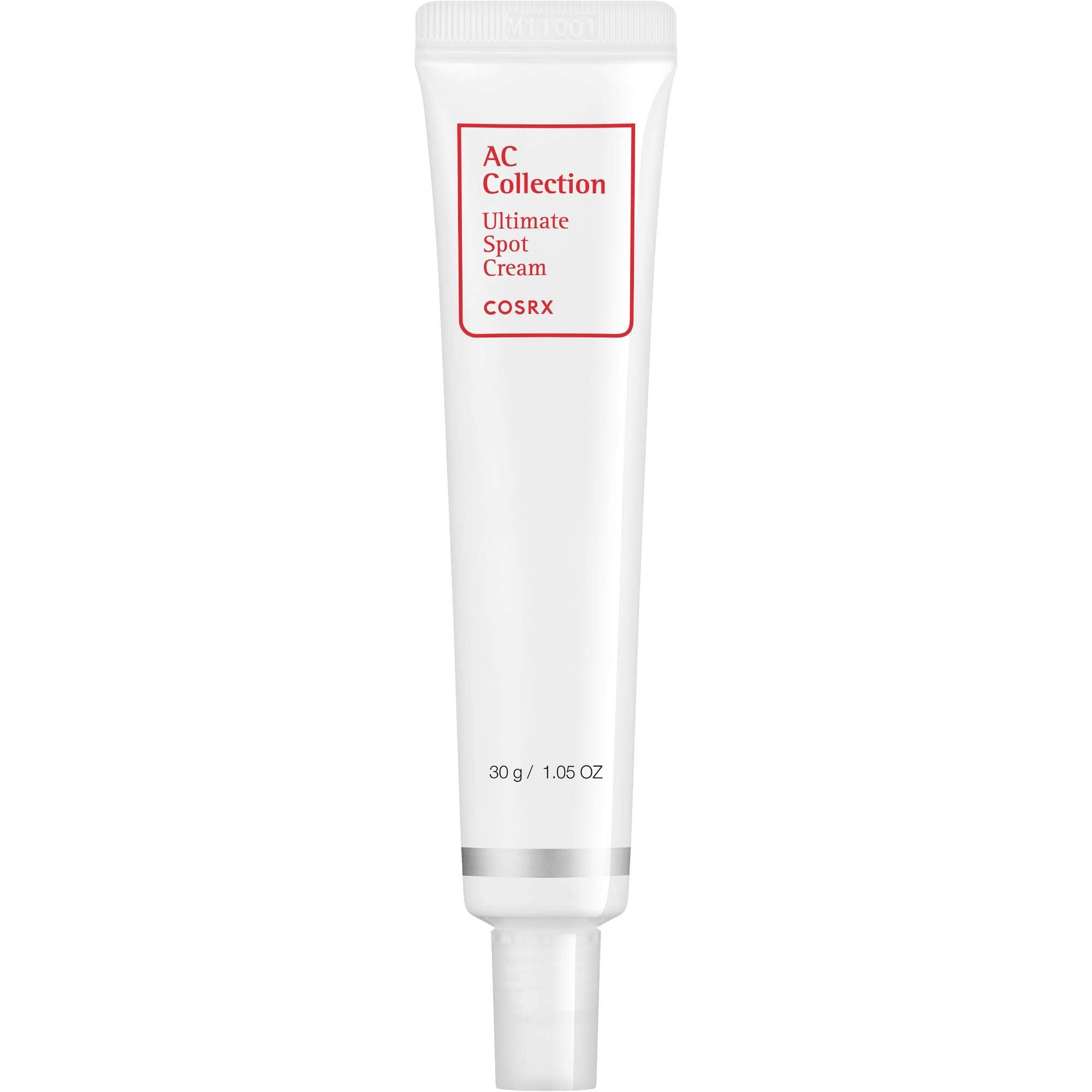 COSRX AC Collection Ultimate Spot Cream packaging, blemish-control design for easy use