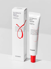 Texture close-up of COSRX cream showing lightweight absorption