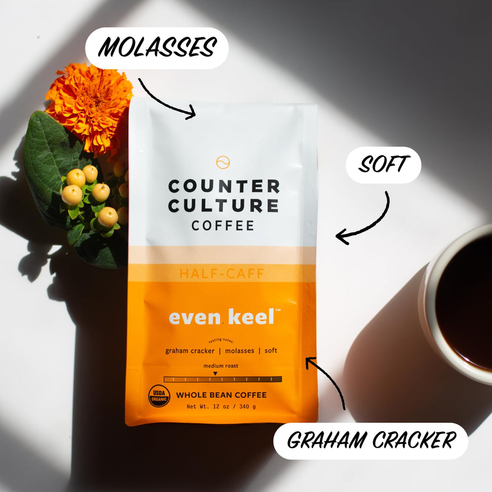 Counter Culture Coffee aroma-steam hints at inviting mornings.