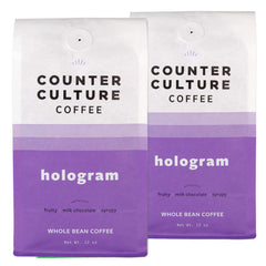 Counter Culture Coffee whole bean bag front with hologram for freshness