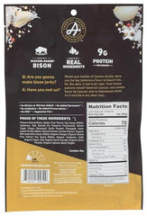 Country Archer Bison Original slices in close-up reveal smoky, flavorful texture.
