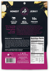 Country Archer grass-fed beef jerky slices with natural ingredients