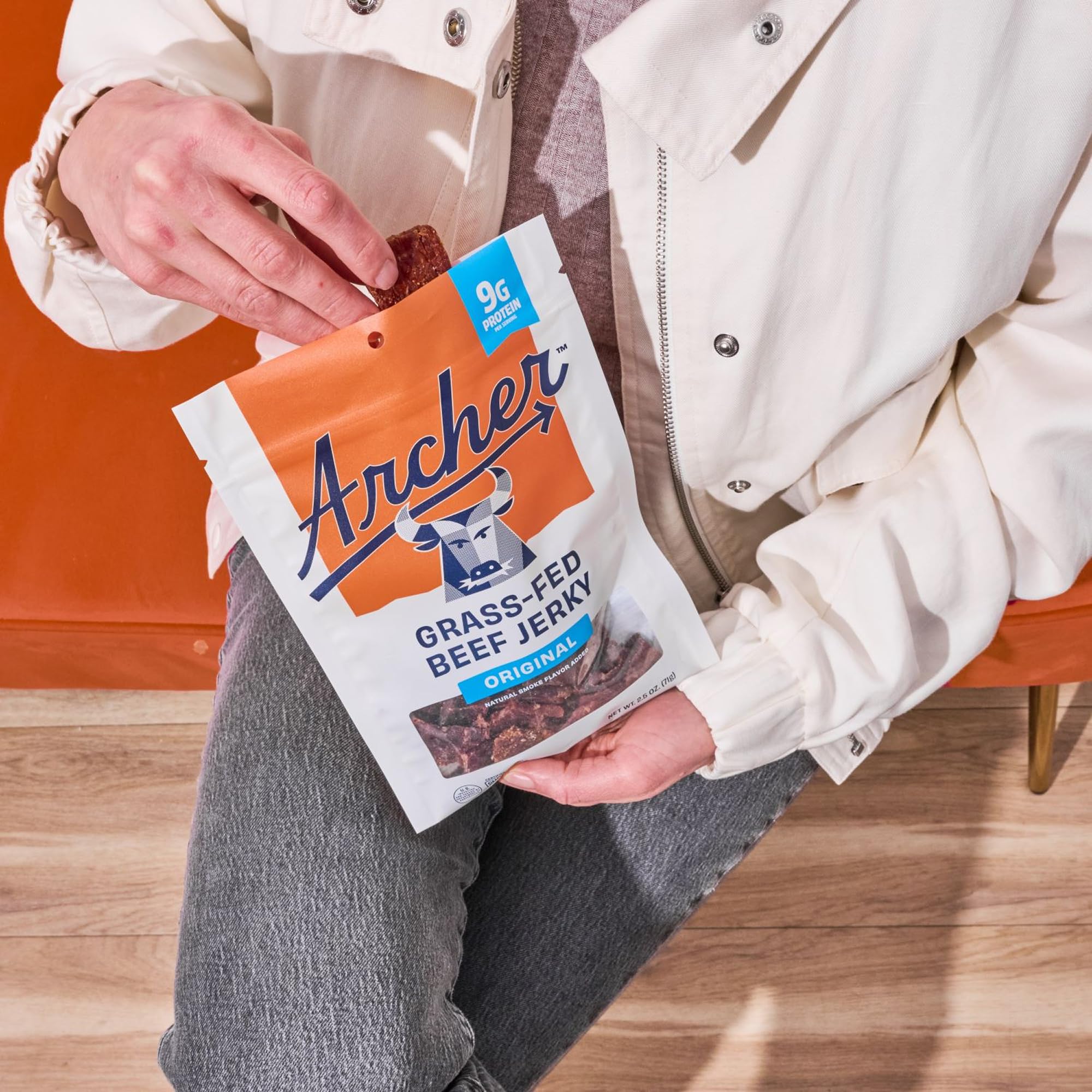 Country Archer on-the-go packaging with resealable pouch