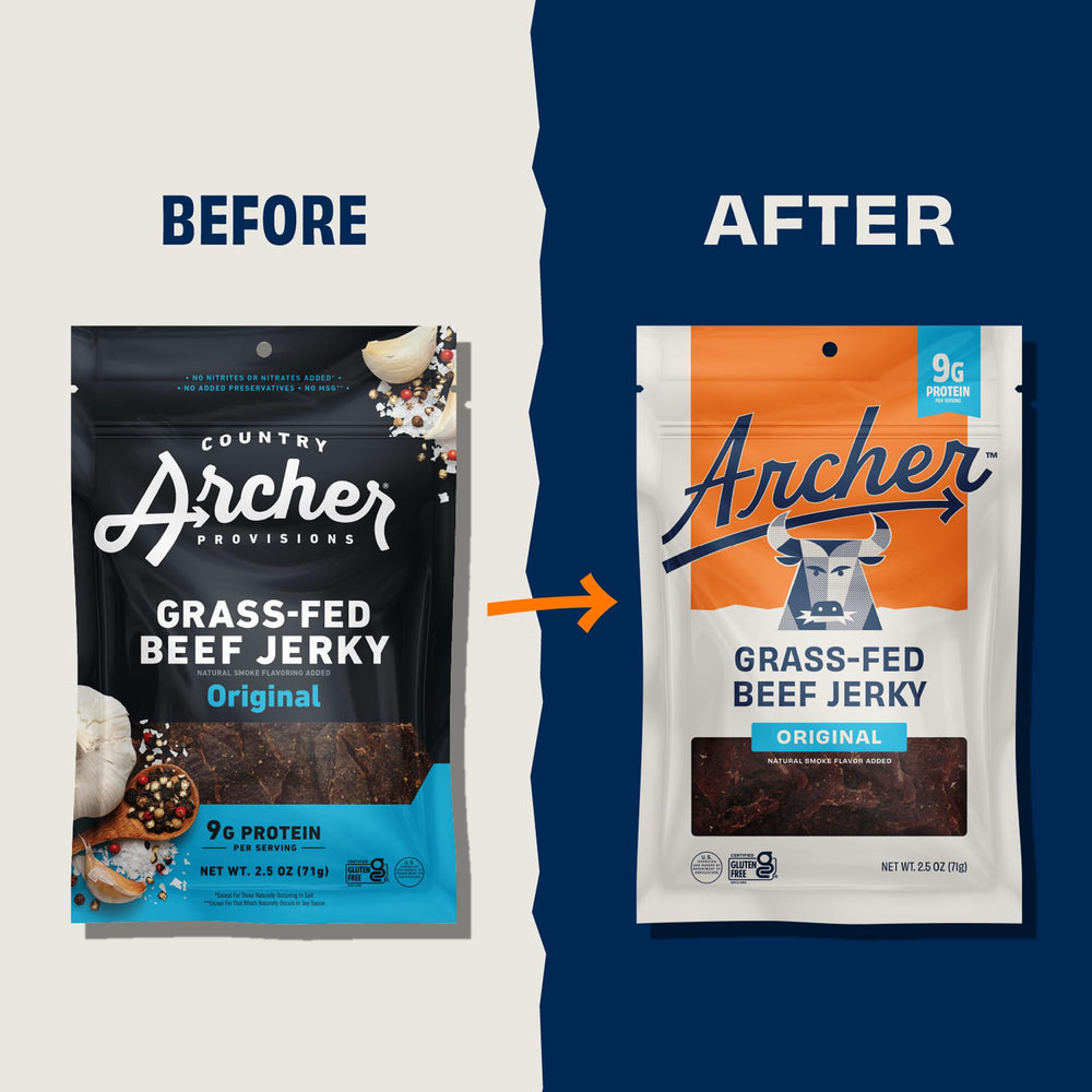 Country Archer protein snack on the go in a portable pouch