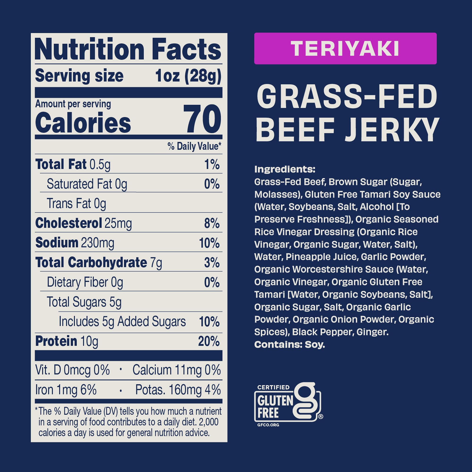 Country Archer Teriyaki Jerky texture close-up highlighting bold flavor