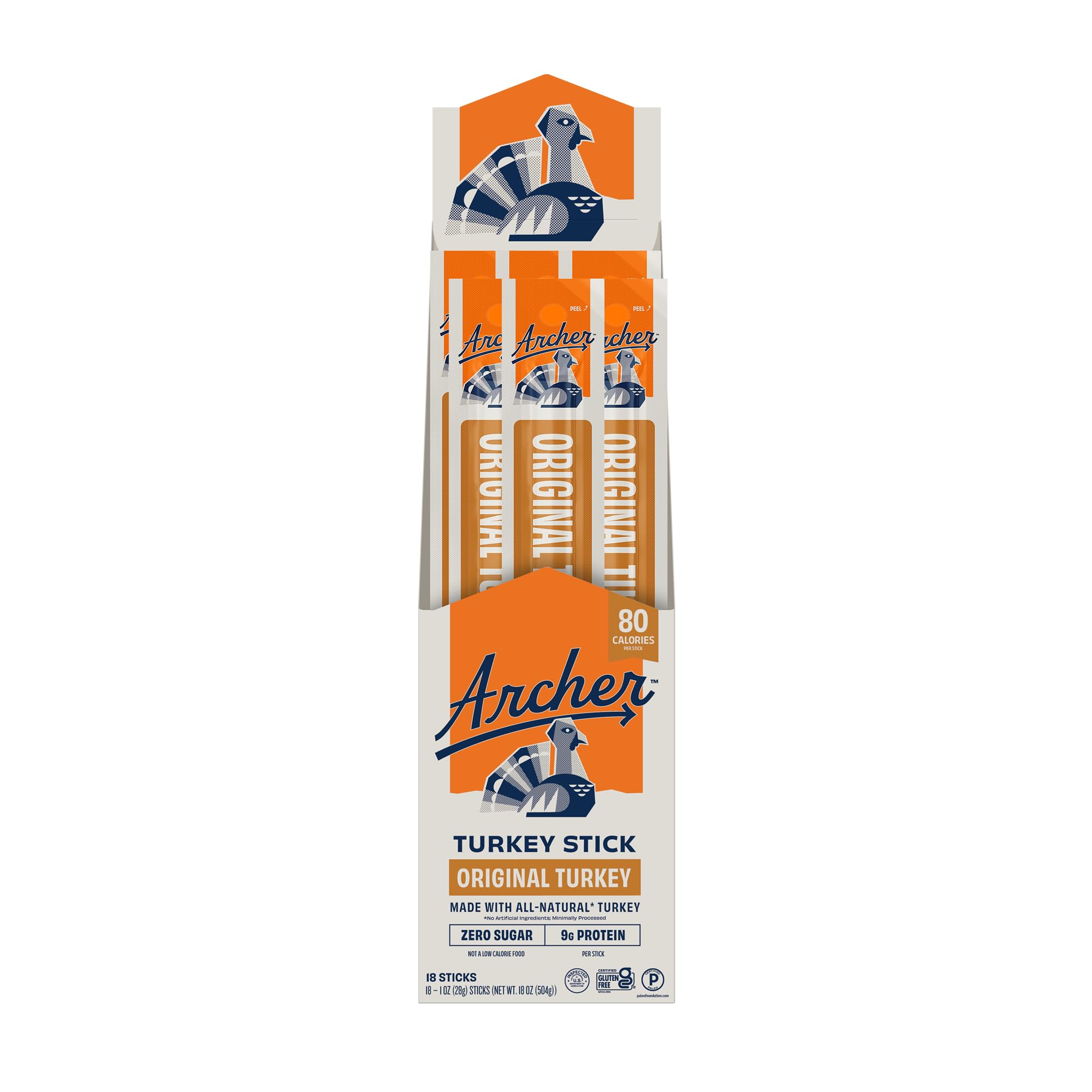 Country Archer Turkey Jerky Sticks original 1oz pack on-the-go protein