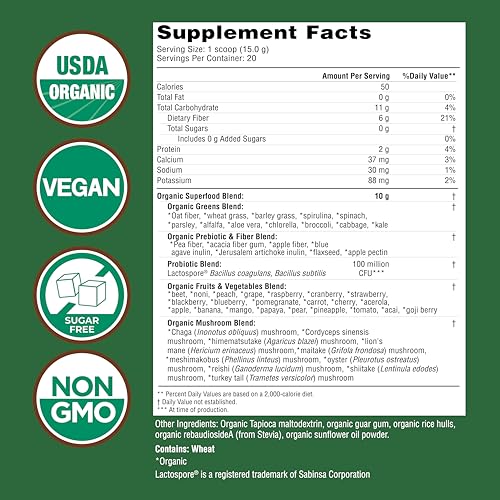 Country Farms Super Greens scoop and dissolve for convenient use