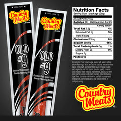 Country Meats meat sticks pack front, lean meat quality and easy sharing