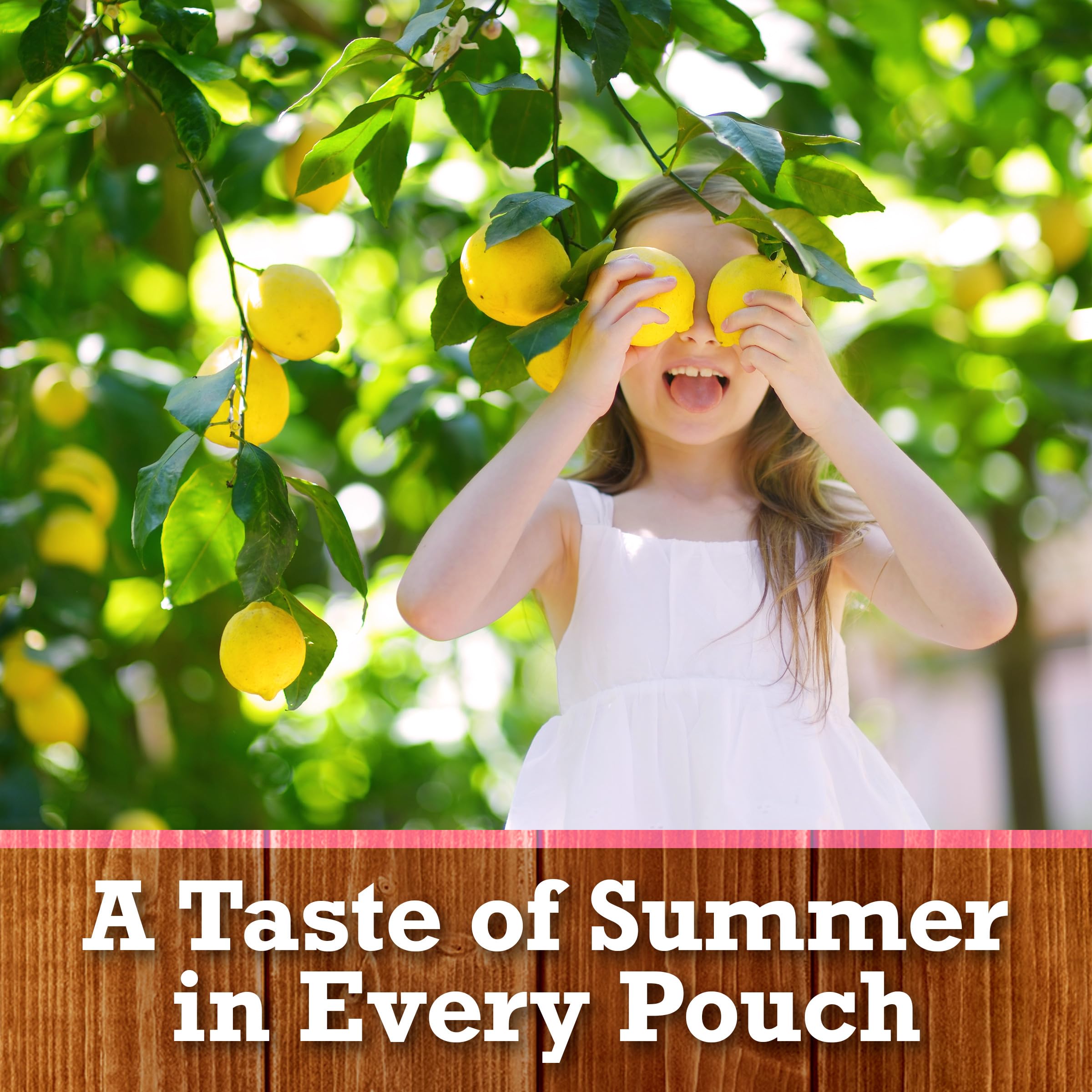 Country Time Strawberry Lemonade pouch on-the-go for picnics and playdates
