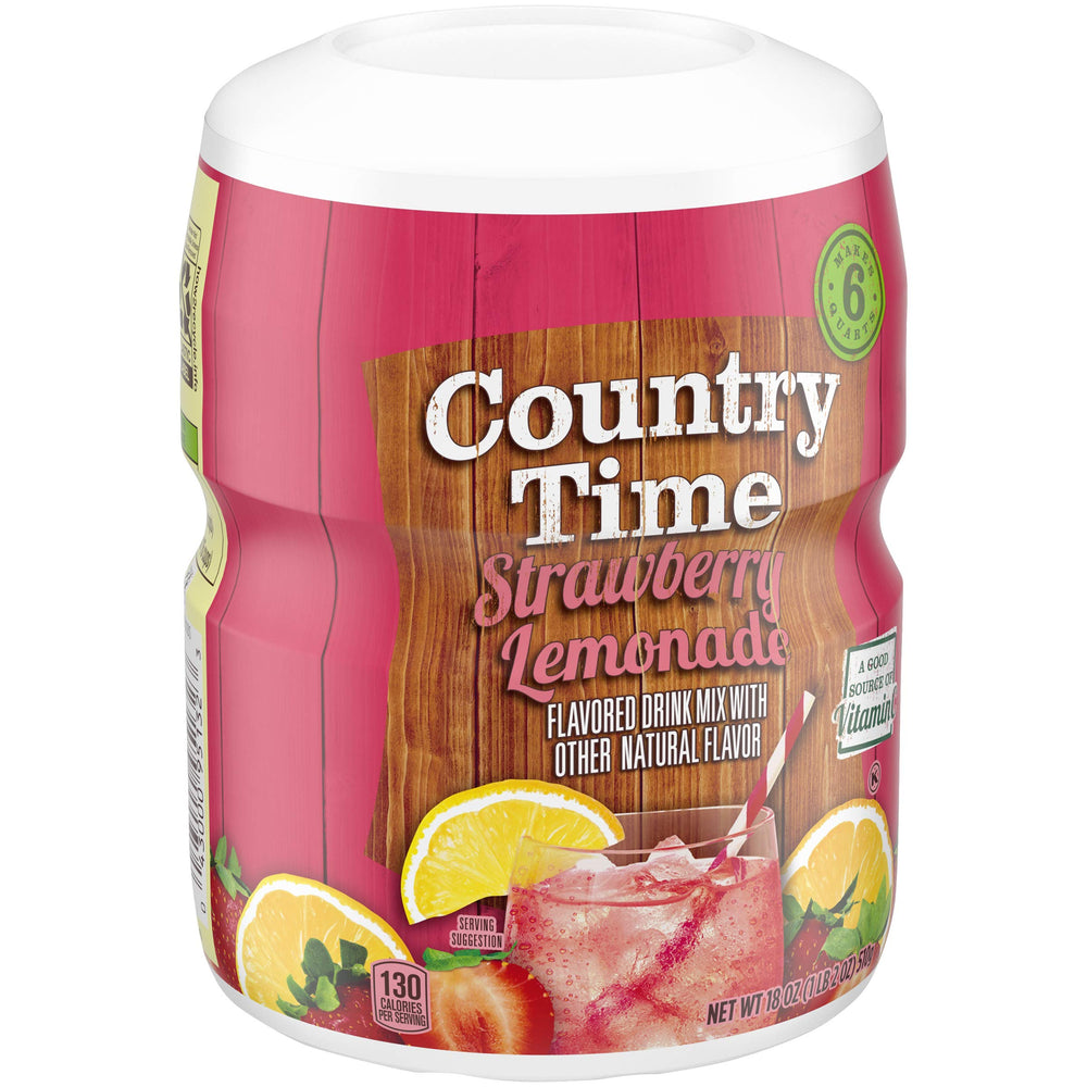 Dissolving Country Time powder in water for a bright lemonade.