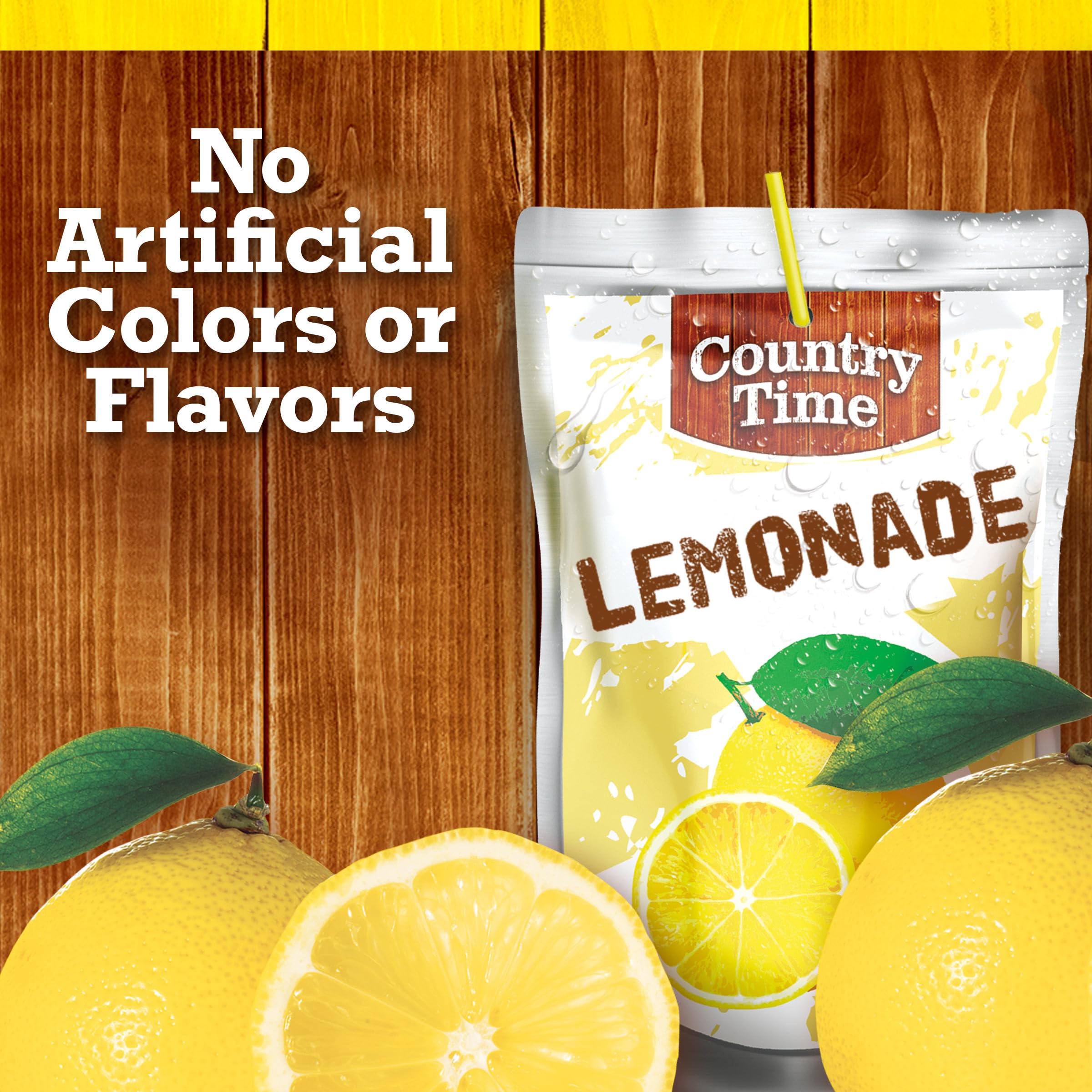 Country Time Lemonade pouches ideal for kids' lunches and snacks