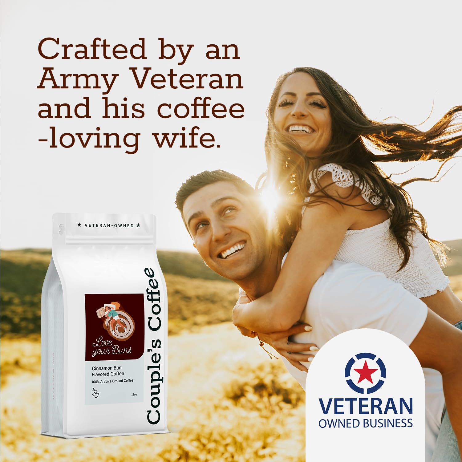 Couples Coffee Co veteran-owned brand branding and story