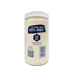Closeup of creamy texture in Cox's Honey creamed whipped honey