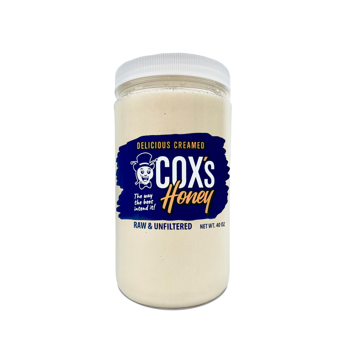 Cox's Honey creamed whipped honey bottle with smooth texture for easy spreading