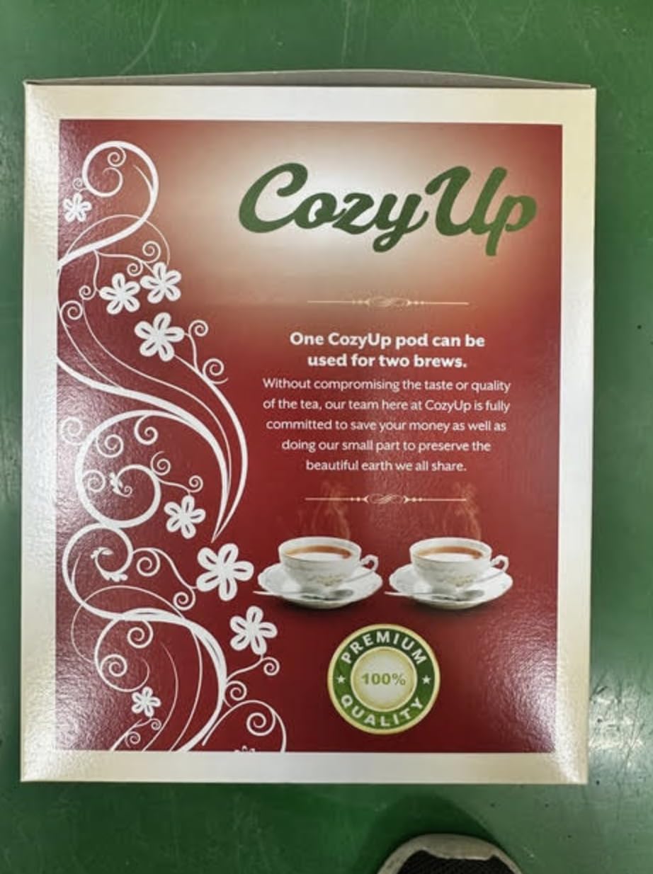 Cozy Up Black Tea K-Cup Pod aroma, inviting scent enhances tea ritual.
