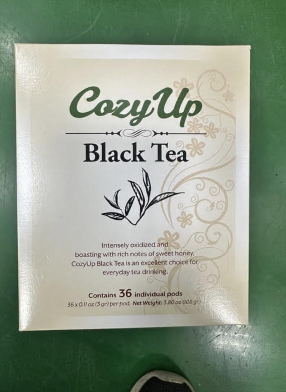 Cozy Up Black Tea K-Cup Pod morning routine, convenient breakfast tea.