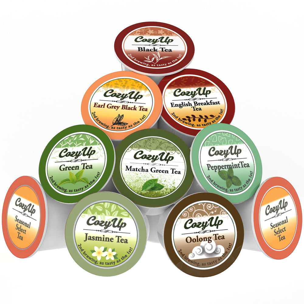 Cozy Up English Breakfast cups for a classic, satisfying brew.