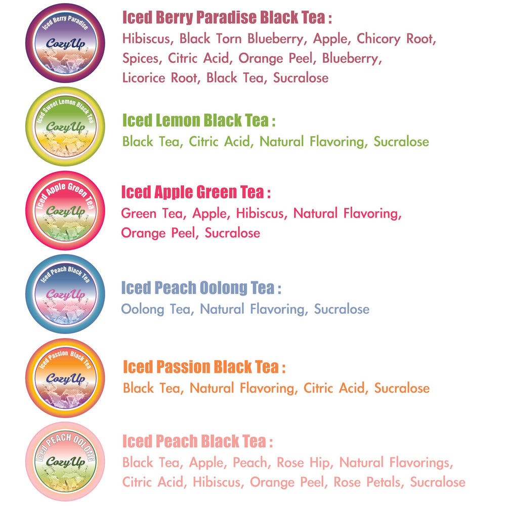 Cozy Up Lemon Black Tea pod delivering citrus brightness