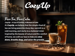 Cozy Up matcha K-Cup in hand for a quick, flavor moment