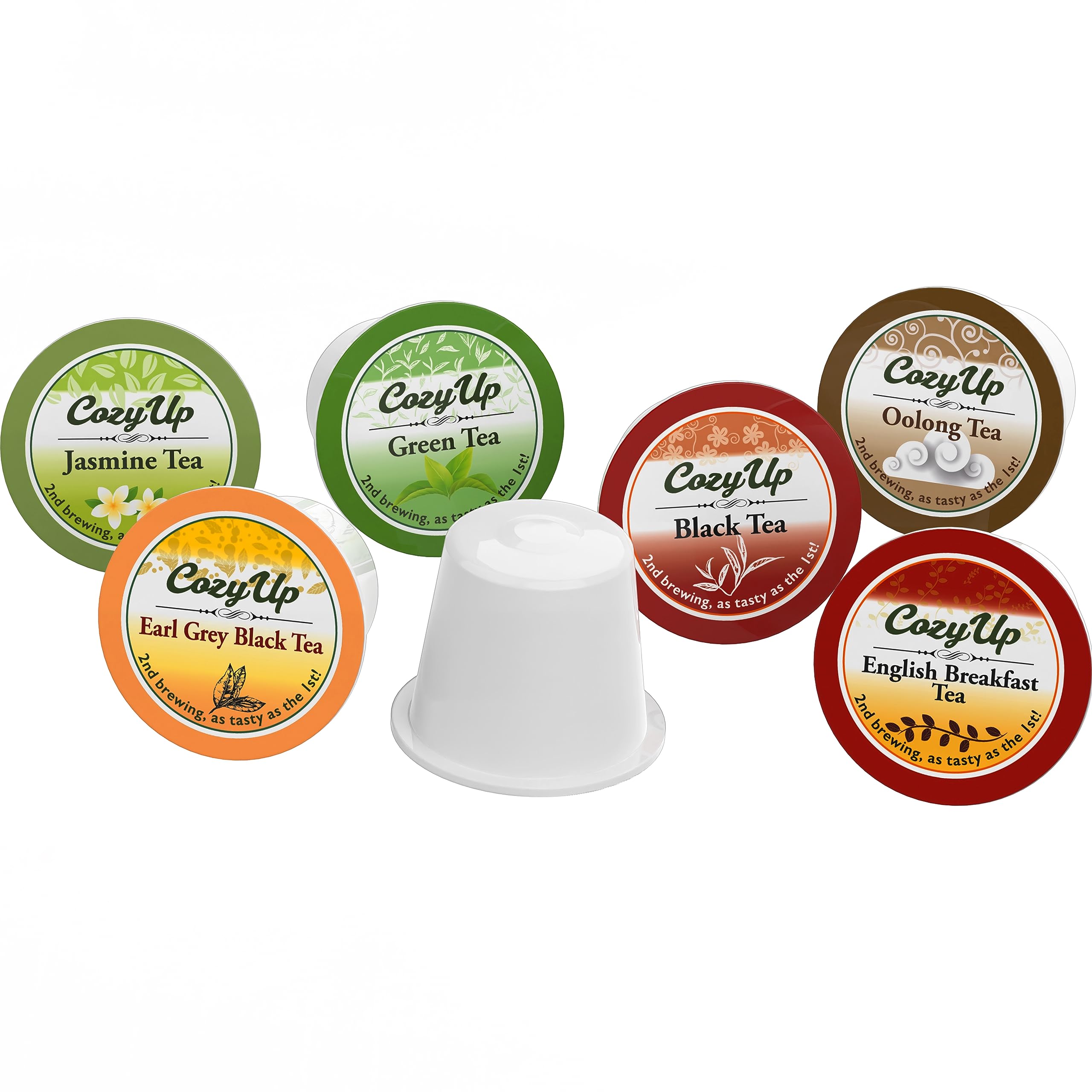 Cozy Up oolong tea pods with smooth, nuanced flavor.