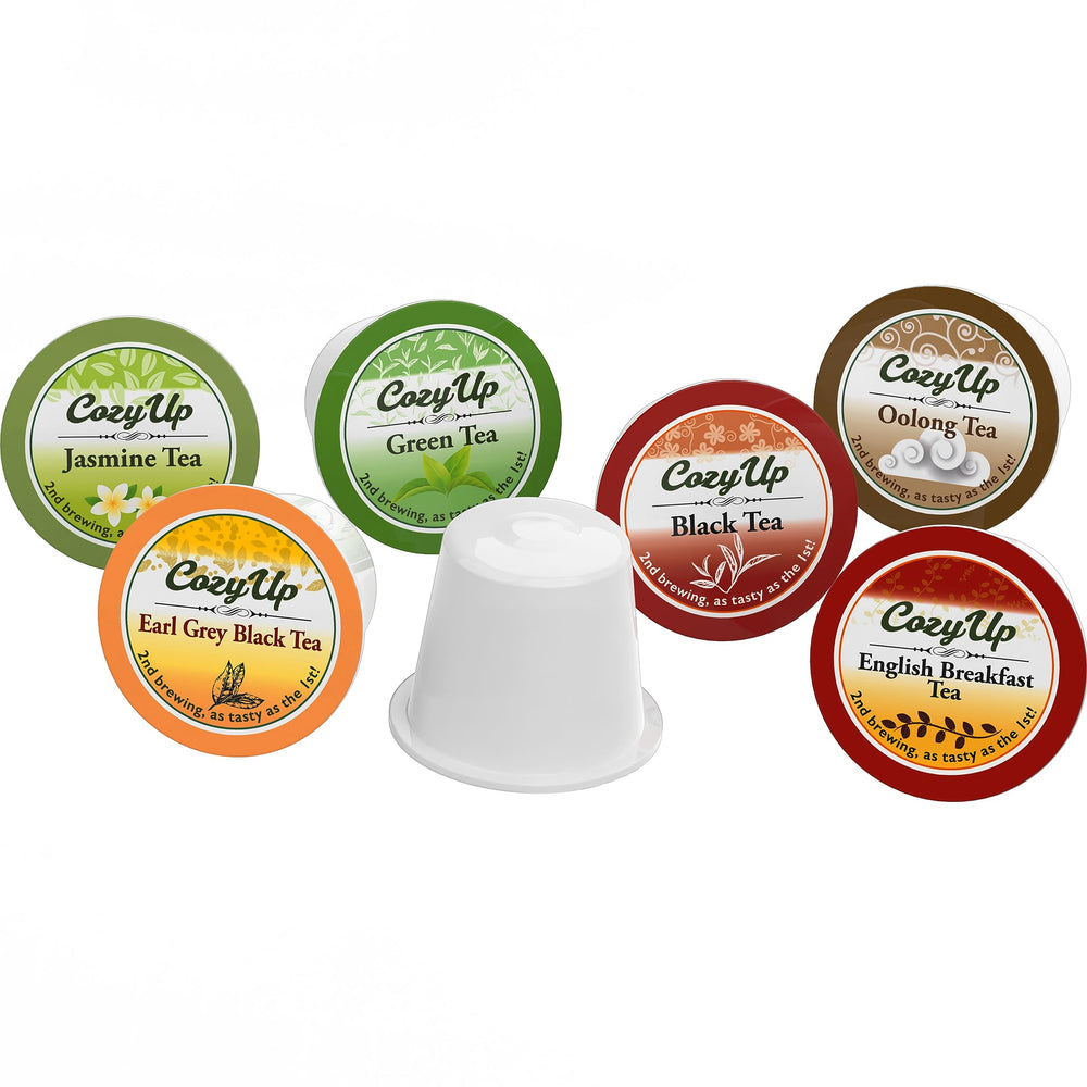 Cozy Up oolong tea pods with smooth, nuanced flavor.