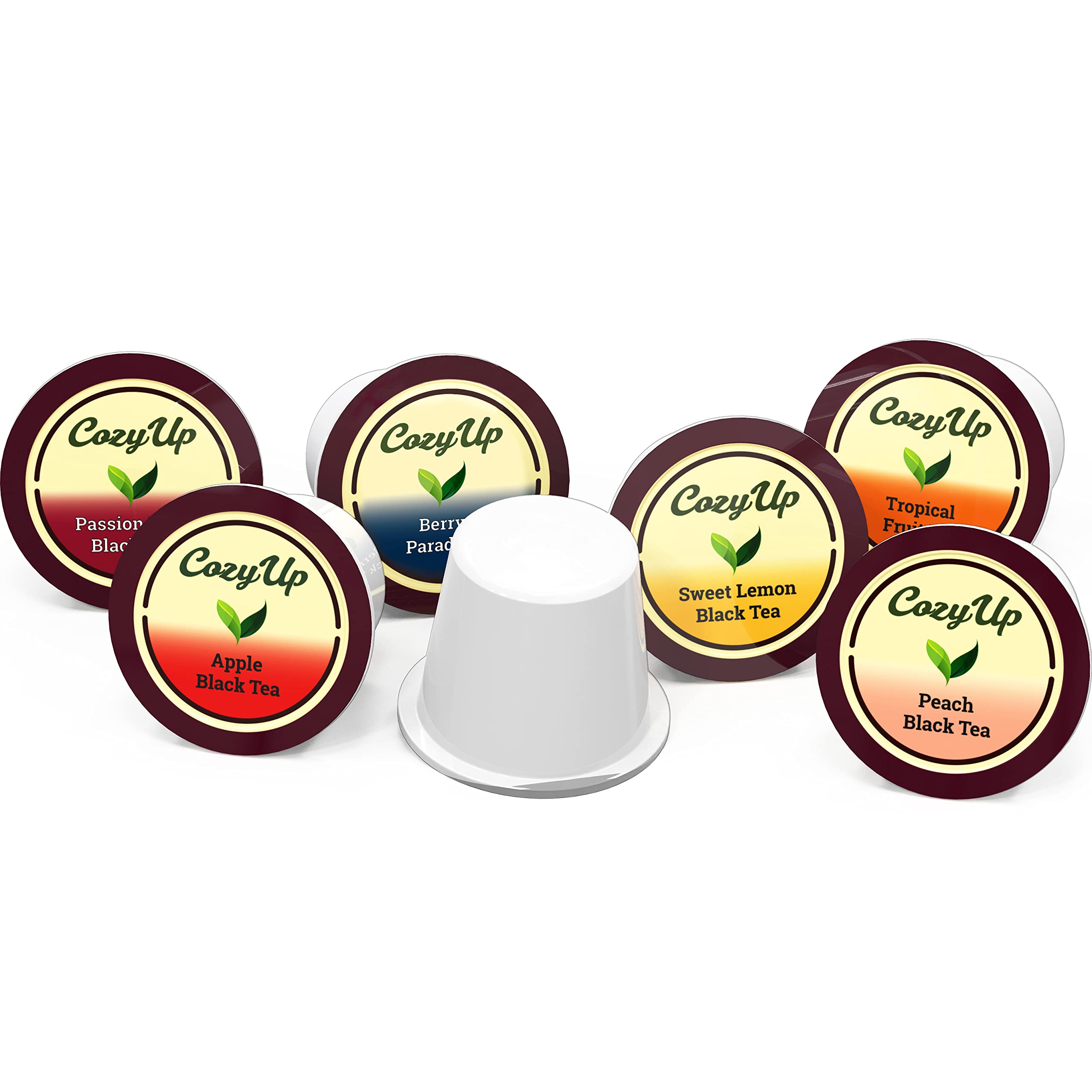 Cozy Up packaging display ready for a varied iced tea selection.