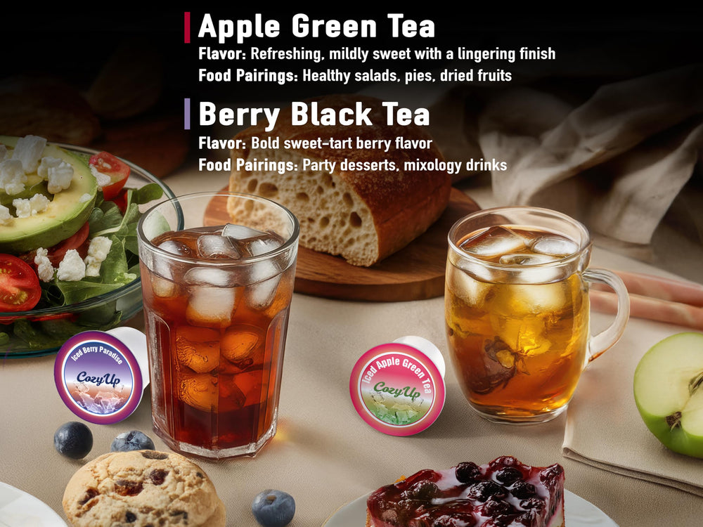 Cozy Up Passion Black Tea pod with lively finish