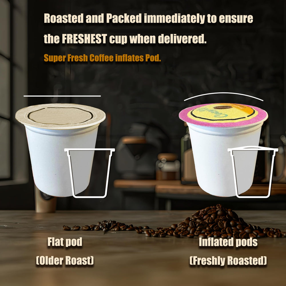 Cozy Up steaming cup highlights rich aroma and smooth finish.