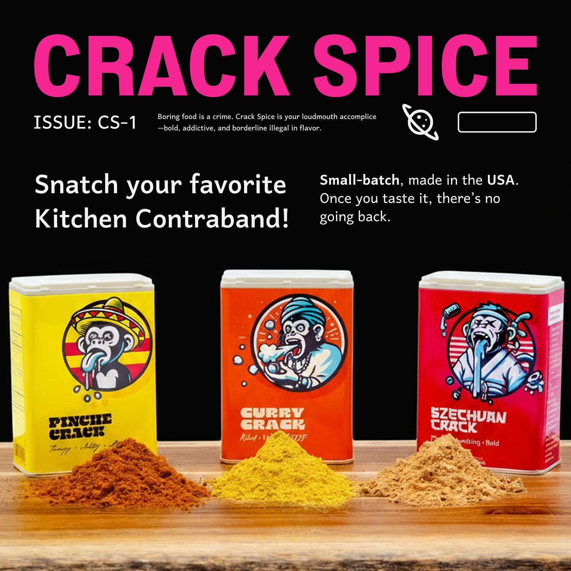 Crack Spice Szechuan spice powder close-up showing texture